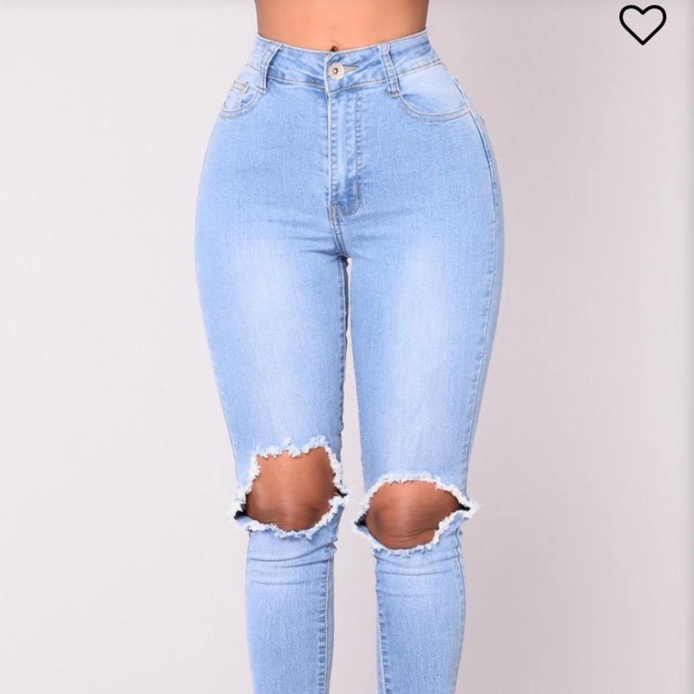 High waist jeans